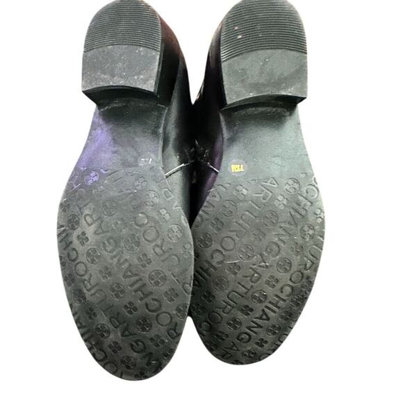 Arturo Chiang Black Riding Boots Knee High Buckle Strap Leather Women’s 7,5 - Picture 9 of 11